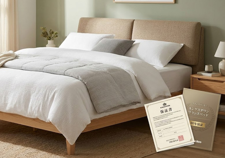 ベッドの保証書