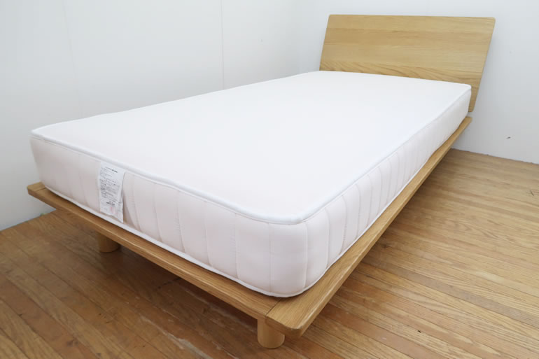 無印良品 増量タイプ 超高密度ポケットコイル スラットベース シングルベッド