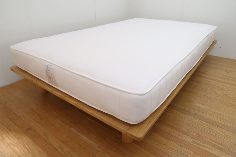 無印良品 ポケットコイル スラットベース セミダブルベッド